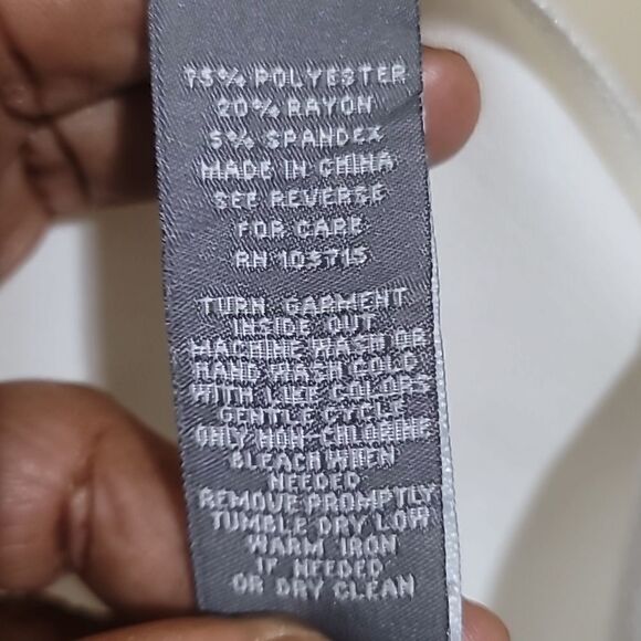 Sharagano White Sleeveless Dress Sz 10 - Picture 9 of 9